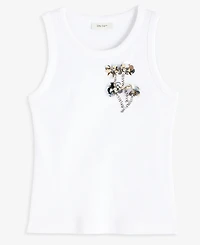 On 34th Women's Floral Paillette Tank Top, Exclusively at Macy's