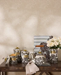 Mackenzie-Childs Sterling English Garden 2-Qt. Tea Kettle