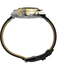 Timex Men's Analog Leather Strap Watch
