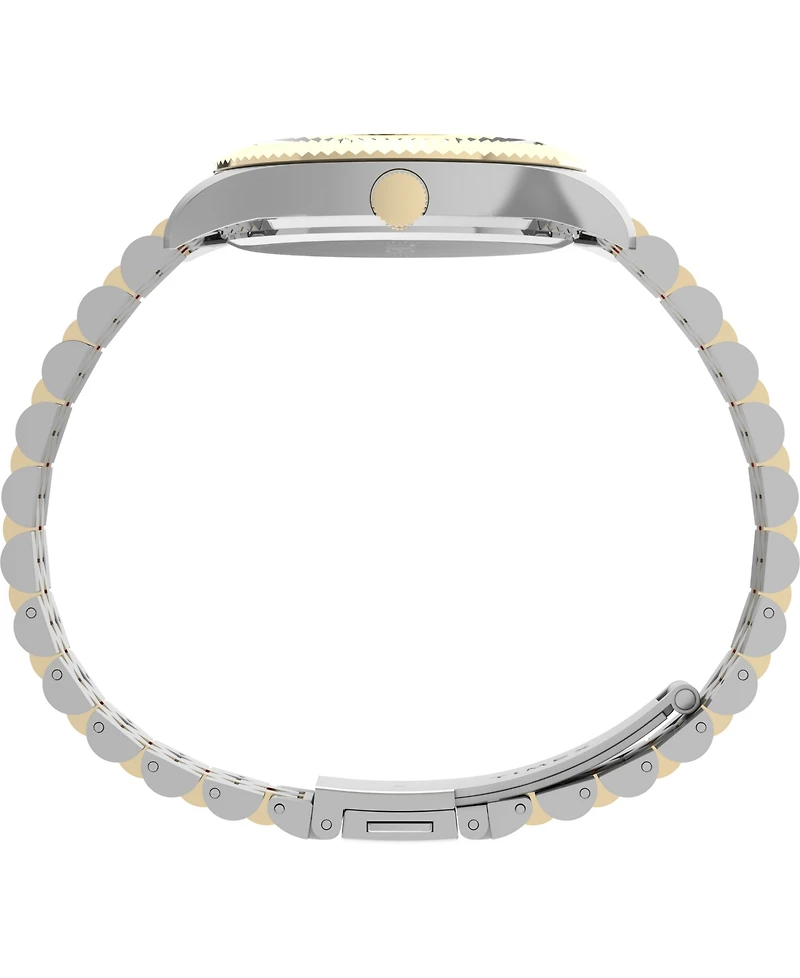 Timex Women's Analog Two-Tone Stainless Steel Watch, 36mm
