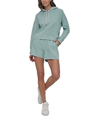 Dkny Sport Women's Cotton Embroidered Logo Pullover Hoodie