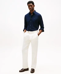 Tommy Hilfiger Men's Long Sleeve Button Front Performance Shirt