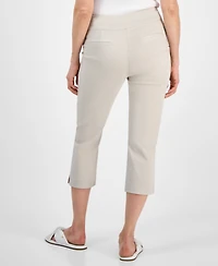 Jm Collection Women's Rhinestone Pull-On Capri Pants, Exclusively at Macy's