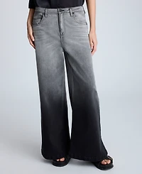 Kenneth Cole Women's Ombre Wide-Leg Jeans