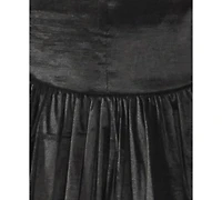 Alex & Sophia Juniors' Square-Neck Bubble-Hem Sleeveless Fit & Flare Dress