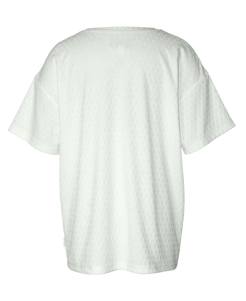 Univibe Big Boys Stewart Embossed Short Sleeve Crew T-Shirt