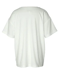 Univibe Big Boys Stewart Embossed Short Sleeve Crew T-Shirt