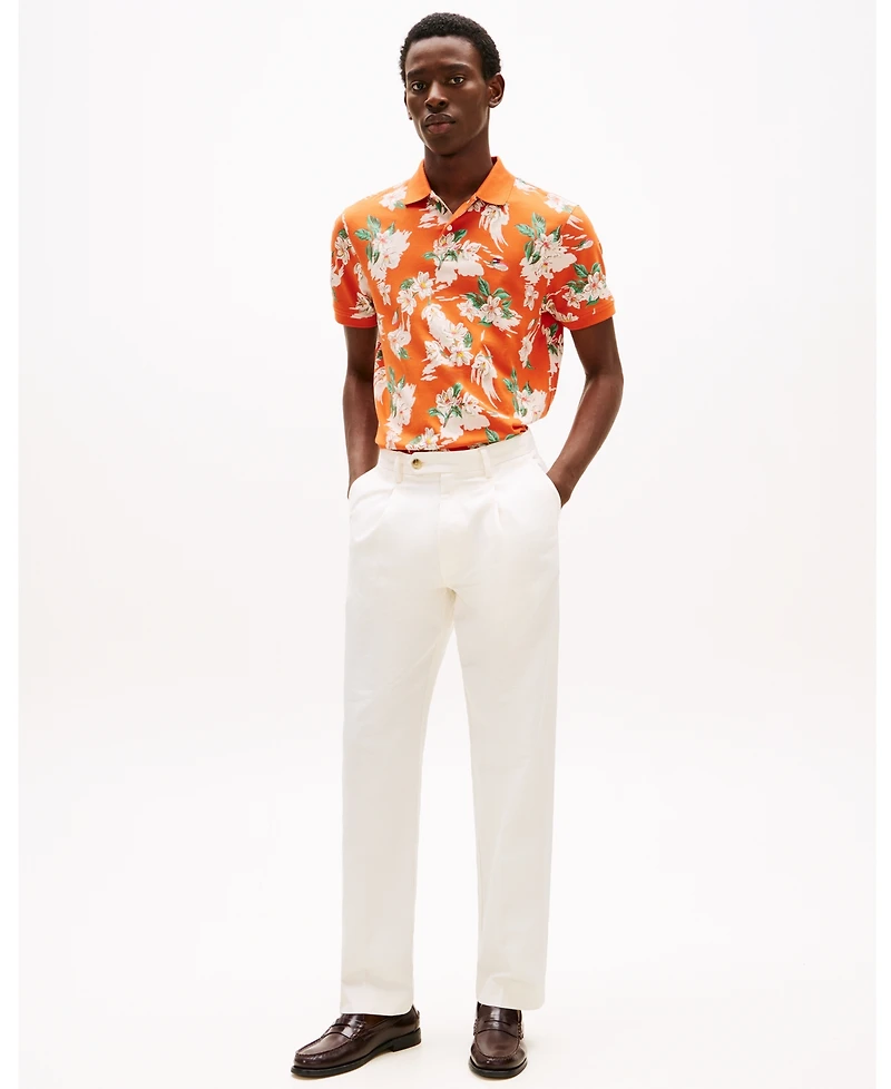 Tommy Hilfiger Men's Tropical Floral-Print Polo Shirt