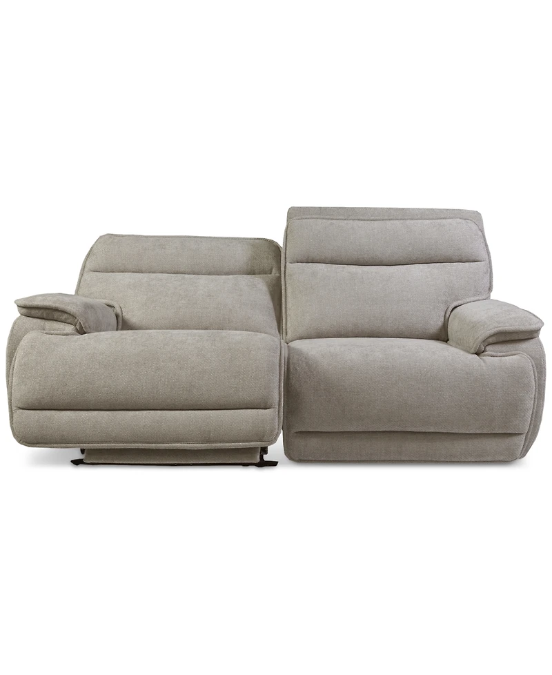 Ozryn 2-Pc. Fabric Sofa with 2 Power Motion Chairs, Exclusively at Macy's