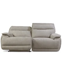 Ozryn 2-Pc. Fabric Sofa with 2 Power Motion Chairs, Exclusively at Macy's