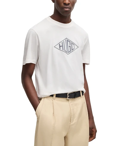 Hugo by Boss Men's Dalendi Regular-Fit Embroidered Logo Graphic T-Shirt