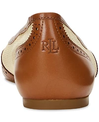Lauren Ralph Lauren Women's Jayna Wingtip Ballet Flats