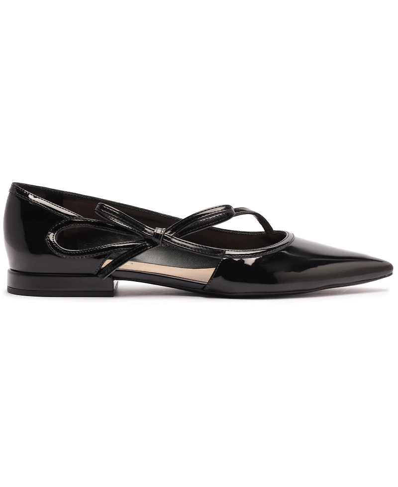 Arezzo Women's Tessa Pointed Toe Ballet Flats