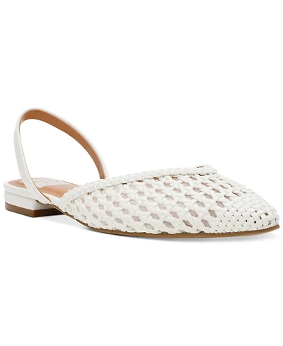 Dv Dolce Vita Women's Cashe Woven Slingback Pointed-Toe Flats