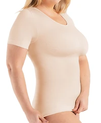 Shapermint Essentials Women's Scoop Neck Shaping T-Shirt 48001