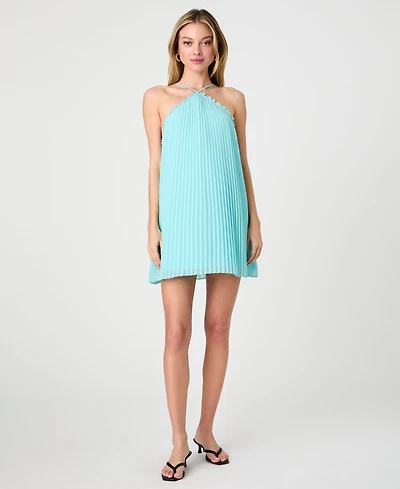 French Connection Women's Sunburst Sleeveless Dress