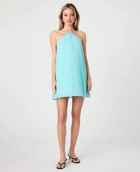 French Connection Women's Sunburst Sleeveless Dress