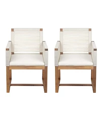 Outdoor Dining Chairs Set of 2