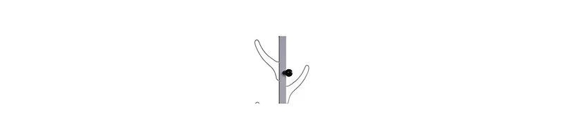 Wall-Mounted Hook Rack – 8 Hooks for Coats, Hats & Accessories