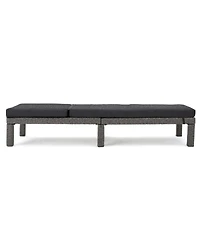 Streamdale Wicker Patio Chaise Lounge with Water Resistant Cushion