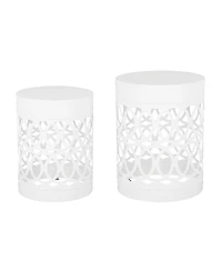 Streamdale Outdoor Metal S/2 end table
