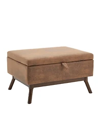 Streamdale Mid-century modern storage bench/coffee table, Assembled, Living/entry/family room