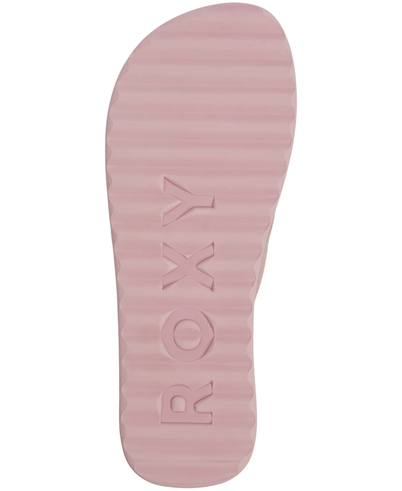 Roxy Women's Beach Up Slip-On Flat Sandals