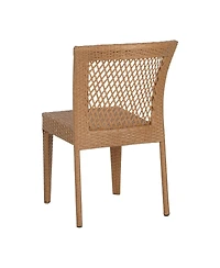Streamdale Stackable Rattan Patio Chairs - Set of 2