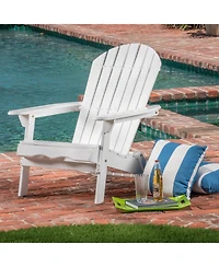 Streamdale Rustic Acacia Folding Adirondack Chair