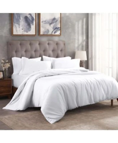 Superior Egyptian Cotton 300 Thread Count Solid Duvet Cover Set