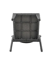 Streamdale Stackable Wicker Patio Chairs - Grey, Durable & Stylish