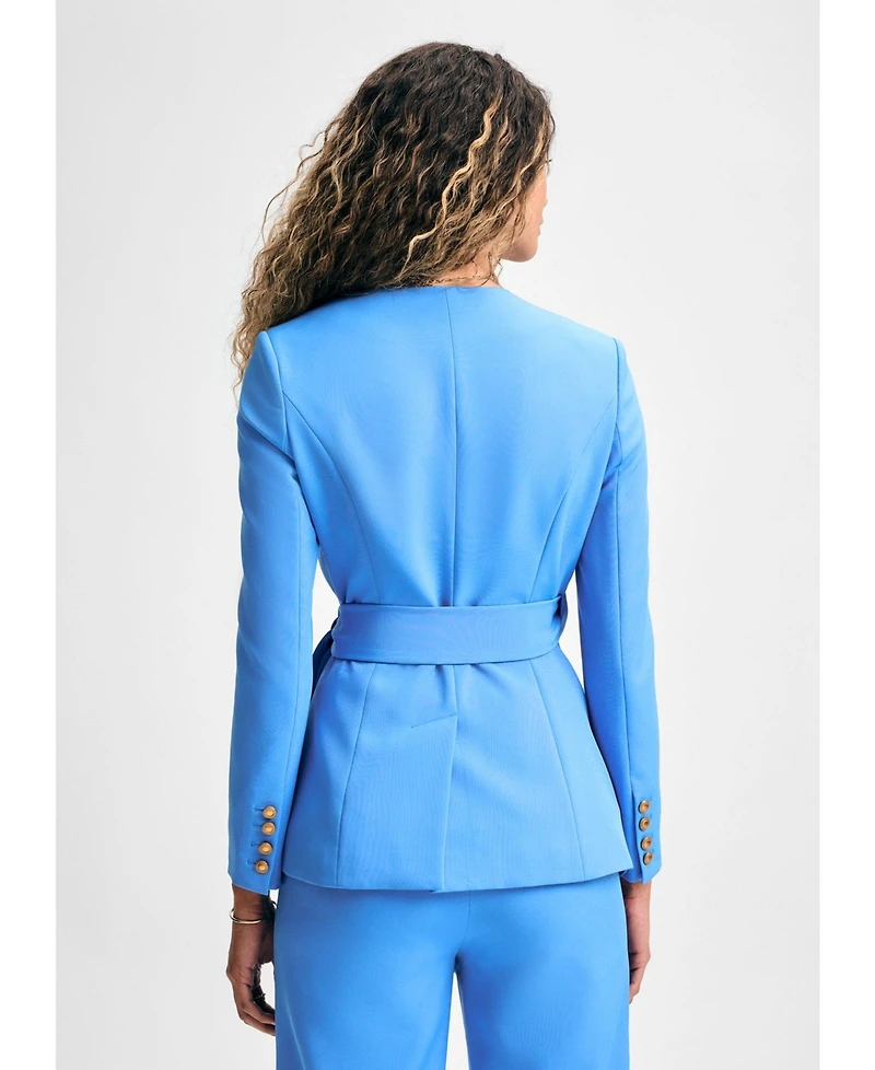 Isaac Mizrahi Women's Wrap Blazer
