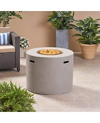Streamdale Lightweight Concrete Fire Pit - Patio Heater & Gathering Spot