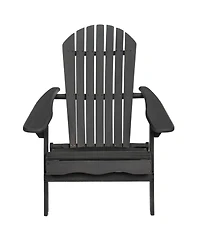Streamdale Rustic Acacia Wood Folding Adirondack Chair