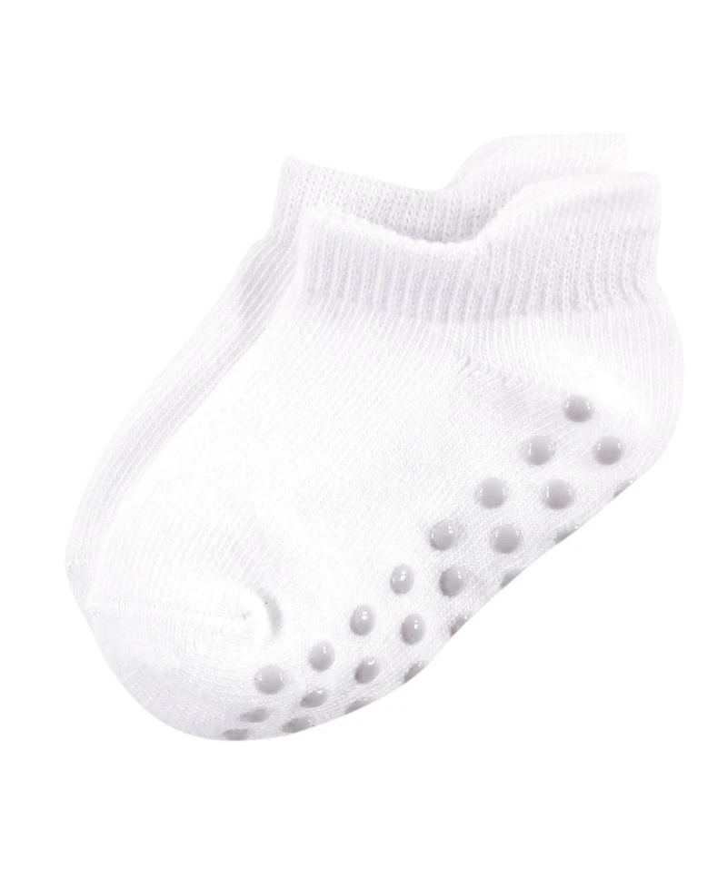 Touched by Nature Baby Girls Safe Step Organic Cotton Socks with Non Skid Soles