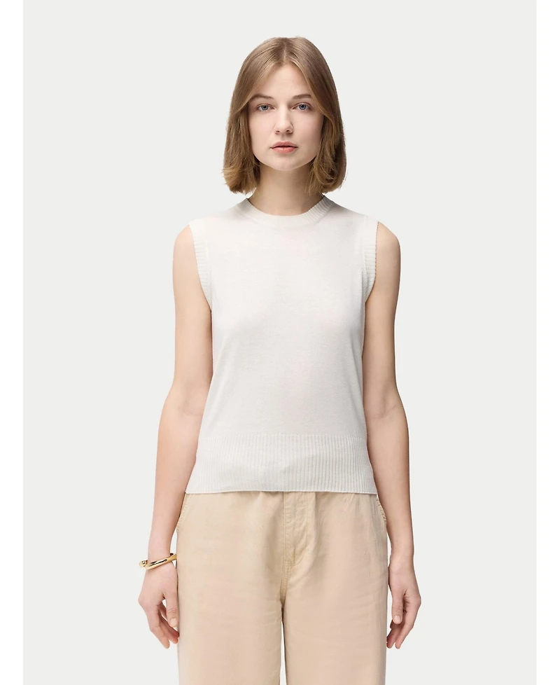 Gobi Cashmere Women's Cashmere Silk Sleeveless Top