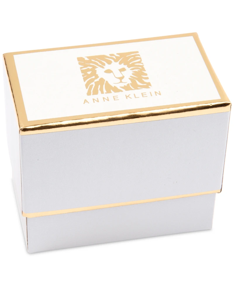 Anne Klein Gold-Tone Crystal Red, White & Blue Eagle Pin
