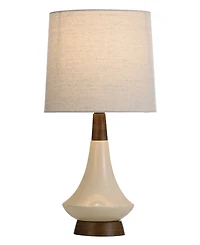StyleCraft Home Collection 18.5" Mid Century Modern Ceramic Table Lamp