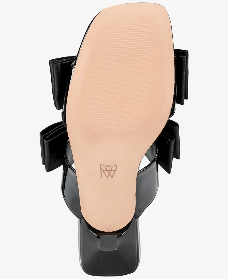 Aaj By Aminah Women's Grace Bow Dress Sandals