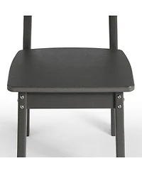 Kids 5-Piece Modern Hdpe Dining Table and Chairs Set