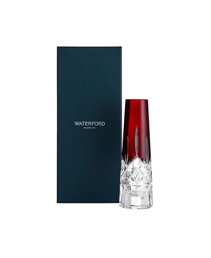 Waterford Lismore Red 7" Bud Vase