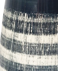 StyleCraft Home Collection 30" Berni Two Tone Ceramic Table Lamp