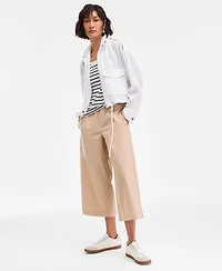 On 34th Women's High-Rise Cropped Wide-Leg Pants