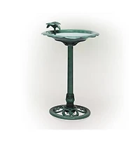 Weather-Resistant Outdoor Polypropylene Bird Bath for Gardens and Patios
