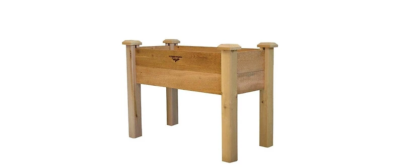 Raised Garden Bed Planter Box – Elevated Wooden Garden Box for Vegetables, Flowers & Herbs