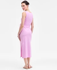 On 34th Women's Side-Tie Tank Midi Dress, Exclusively at Macy's