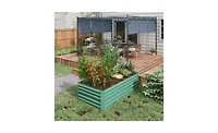 Garden Bed High-Quality Wooden Planter for Vegetables, Flowers, and Herbs