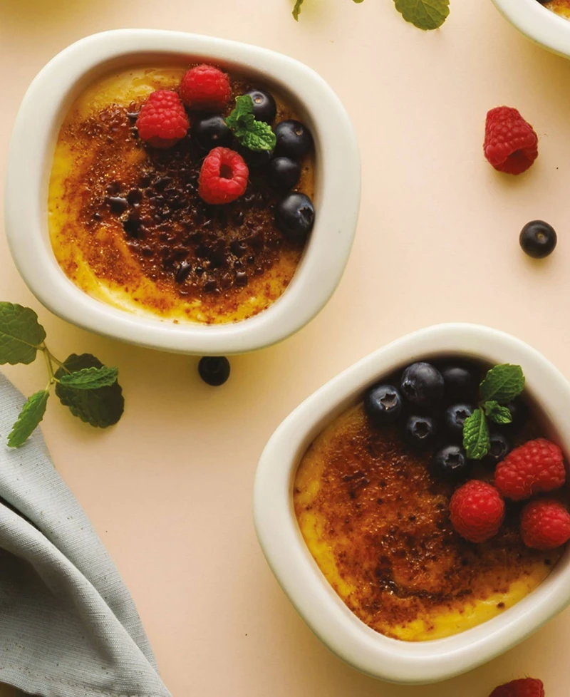 BergHOFF Balance 4-Piece Stone Ramekin Creme Brule Set