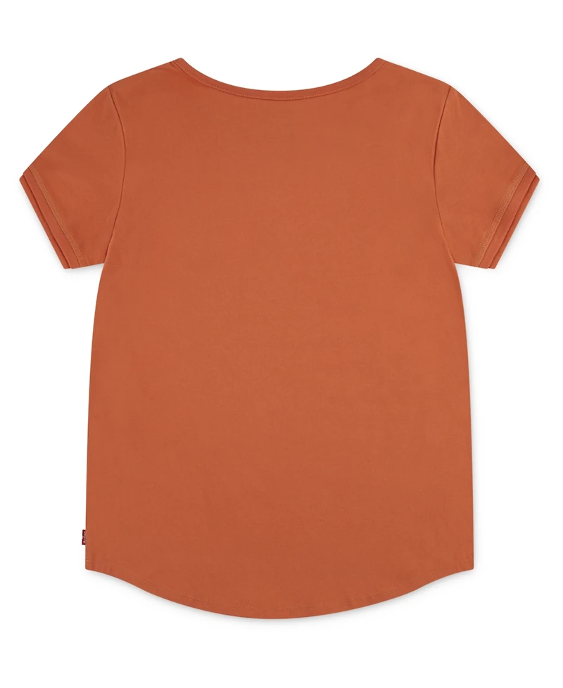 Levi's Big Girls Double Cuff Floral T-Shirt
