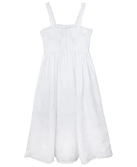 Rare Editions Big Girls Embroidered Lace Effect Maxi Dress